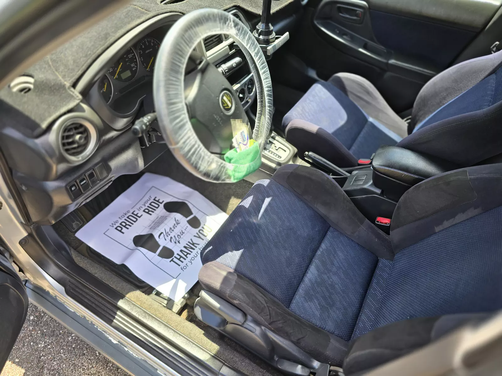 Interior showing Momo wheel, seats, and dash