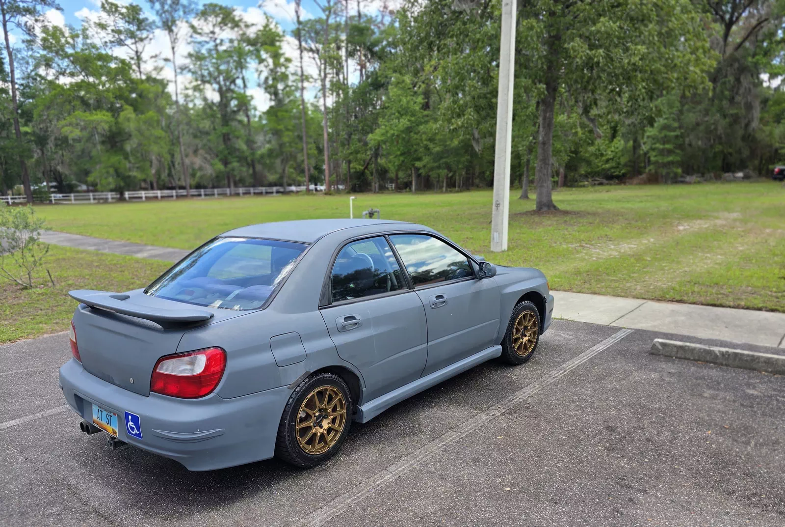 Rear quarter view