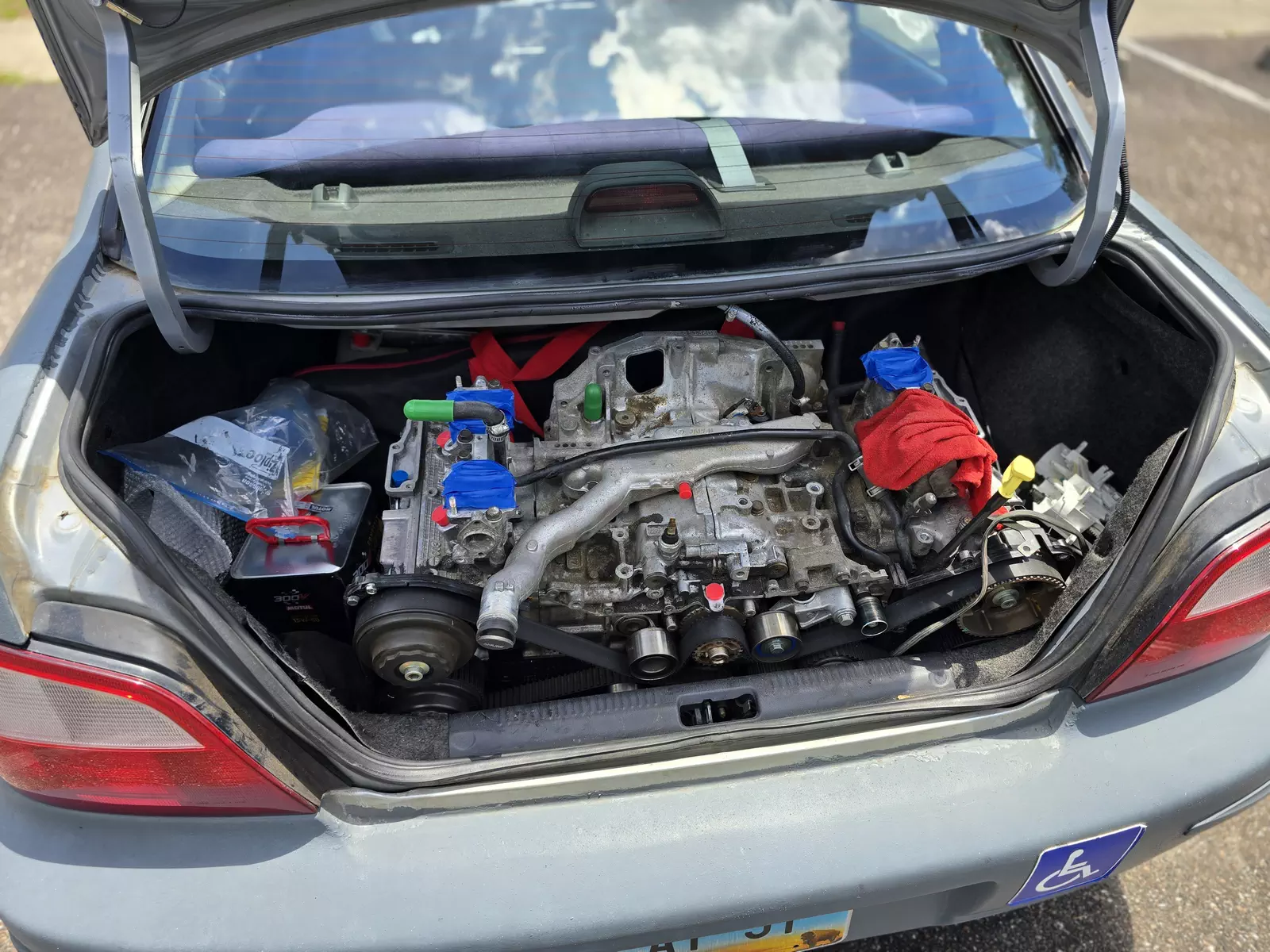 EJ205 spare engine included with sale