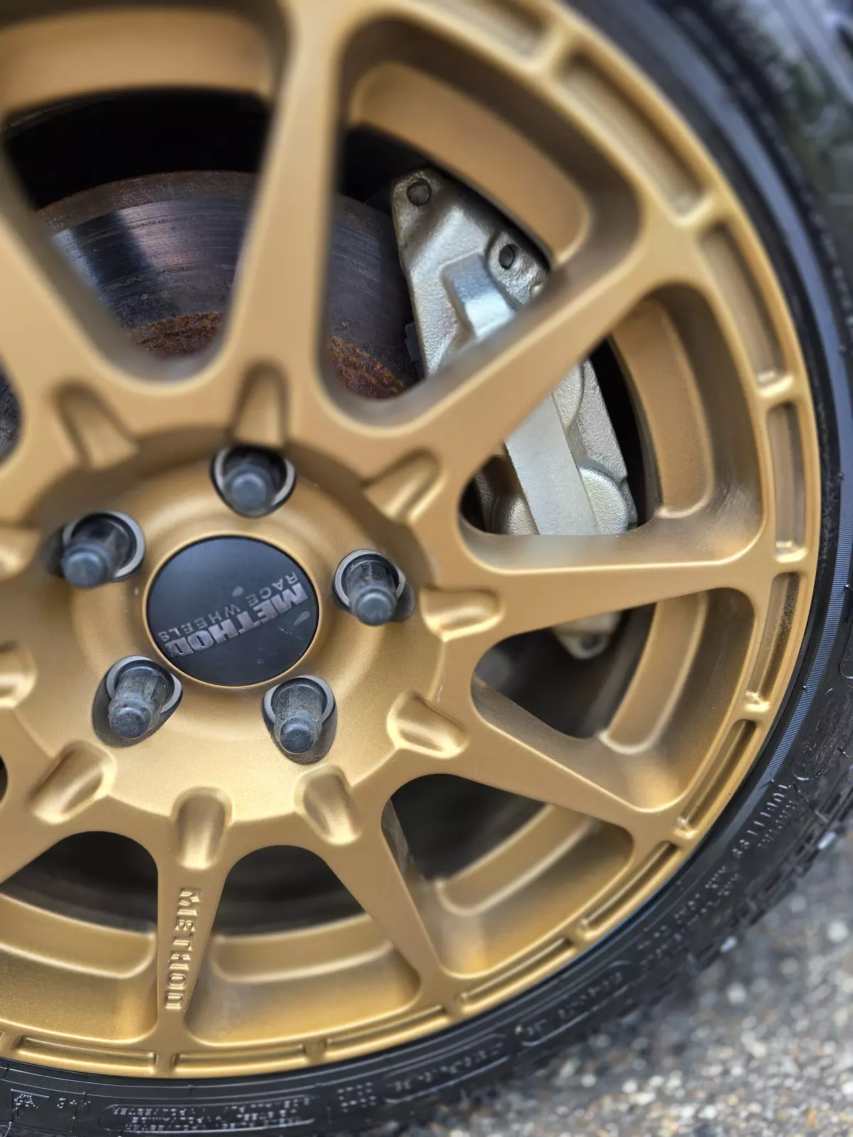Method MR502 forged wheel and A-Premium 4-pot brake caliper